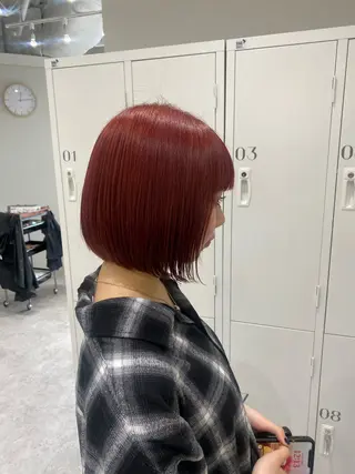 ミディアム カラー ヘアアレンジ ボブ /ニュアンス/ satomi🧸💖のヘアスタイル