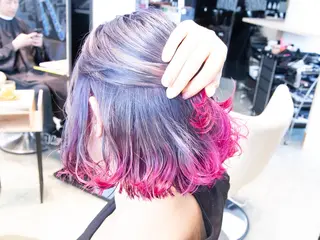 ショート カラー ヘアアレンジ Re:ta Hair 飯田淳平のヘアスタイル