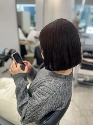 ミディアム 🤍ショートボブ 🤍NANAMI🤍のヘアスタイル