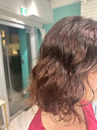 ミディアム パーマ LeeHorie MIUのヘアスタイル