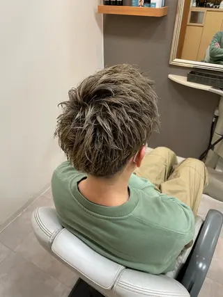 ショート メンズ Ren 韓国風のヘアスタイル