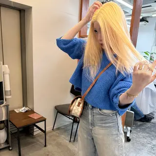 ロング カラー ヘアアレンジ 🌐サトウ リョウ🌐のヘアスタイル