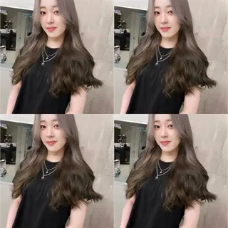 ロング カラー 💎yuto💎 ハイトーン/韓国ヘアのヘアスタイル