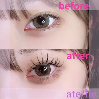 マツエク・マツパ ate/lie アテリアのマツエク・マツパデザイン