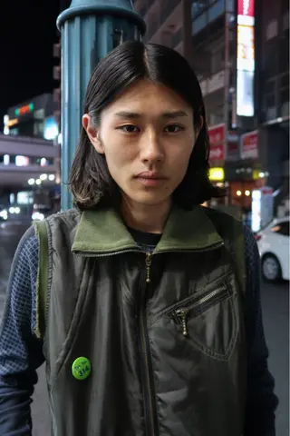 ミディアム メンズ Rei/ 縮毛矯正/ ハイライトカラー募集のヘアスタイル