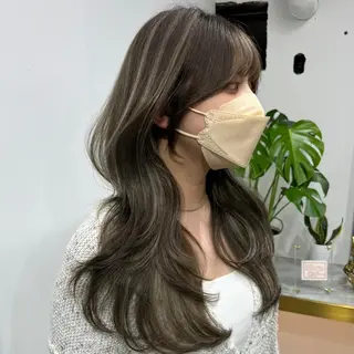 ロング カラー Je suis heureuse Tres所属・早朝セット☀️ レイヤー/Momoのヘアスタイル