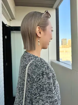 ショート カラー メンズ特化 パーマ/オザワのヘアスタイル