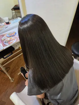 ロング 近藤 那果のヘアスタイル