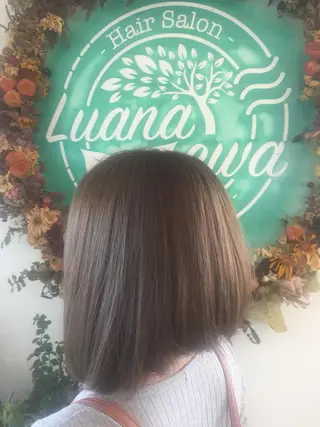 ショート カラー 嘉手納美容室 ルアナエヴァのヘアスタイル