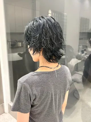 ショート パーマ すぎもと さき⚡️ 朝ラク･*パーマのヘアスタイル