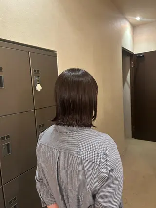 ミディアム mahae 大久保のヘアスタイル