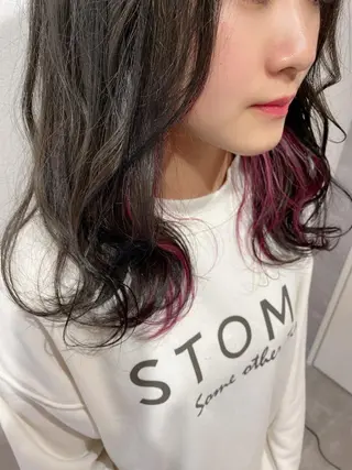 セミロング カラー Bleachi 大宮West所属・鈴木拓也 メンズカットのヘアスタイル