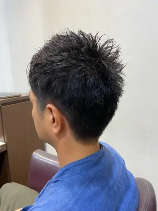 ショート パーマ 仲井 充のヘアスタイル