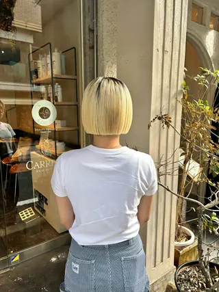 ショート 水原波津輝/ボブ /ニュアンスパーマのヘアスタイル