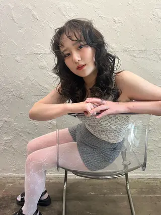 ヘアアレンジ ハイトーン レイヤー🎀meiのヘアスタイル