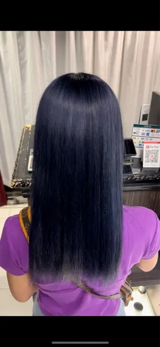 ロング カラー カットモデル募 集🩵AYAKA🩵のヘアスタイル