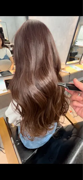 ロング カラー 小山洋次/阪急茨木/ 透明感カラーショートのヘアスタイル