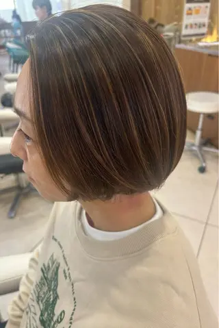 ショート カラー イーストハムネオ高木 亮人🌿のヘアスタイル