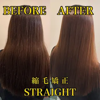 ロング カラー 四日市/縮毛矯正/ ダメージレスカラーのヘアスタイル