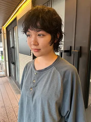 ショート 暖色/パーマ 🌼クニトウメイのヘアスタイル