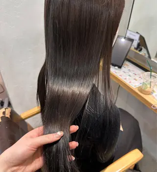 ロング カラー REINA☁️透明感 カラー/ぷつっと♡のヘアスタイル