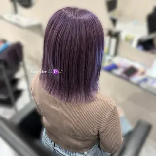 ミディアム カラー 透明感カラー🪼🩵 𝐑𝐢𝐧のヘアスタイル