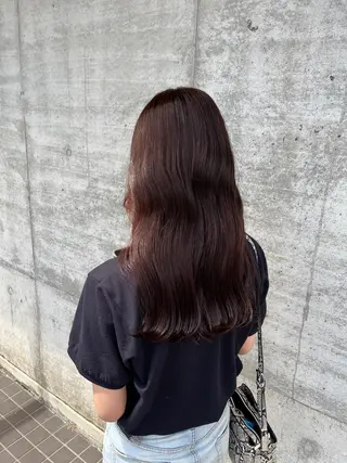 セミロング カラー alu所属・alu yuinaのヘアスタイル