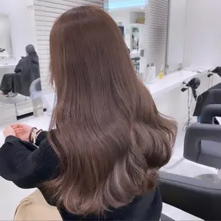 カラー 🤍韓国風スタイル 🤍暗髪ヘアのヘアスタイル