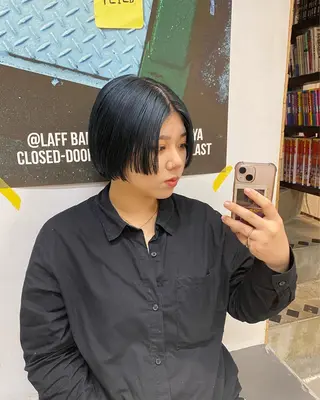 ショート カラー マツダテホノカ🌼 ボブ・ハイトーン🌼のヘアスタイル