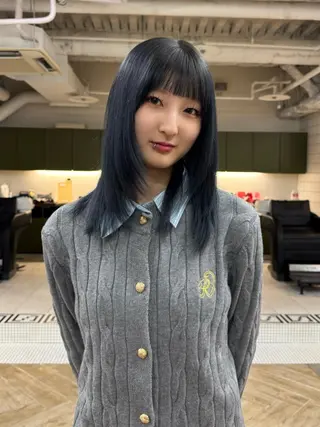 ミディアム 新潟/万代/ベージュ ダブルカラー髙橋魁真のヘアスタイル