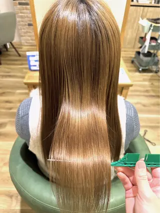 ロング カラー パーマ 古川 琴美のヘアスタイル