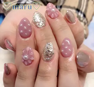 ネイル まるみ ♡のネイルデザイン