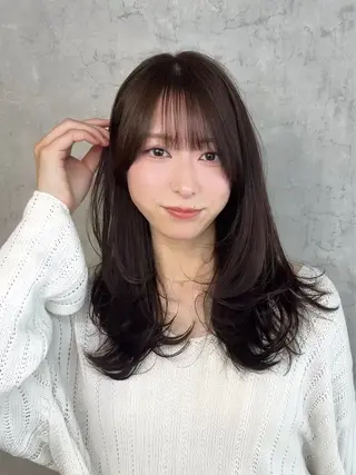 ミディアム トレンド韓国ヘア 🇰🇷のんのヘアスタイル