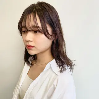 セミロング ボブ/レイヤーカット sumireのヘアスタイル