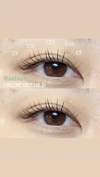 マツエク・マツパ ＋tico _ayanaのマツエク・マツパデザイン