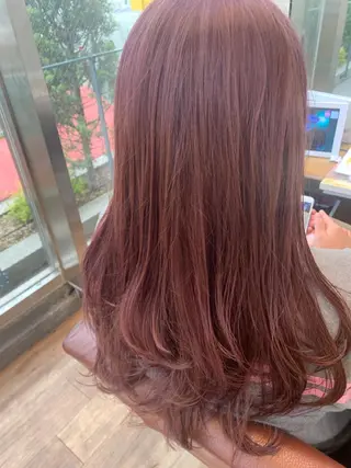 ロング カラー 加藤 杏のヘアスタイル