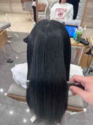 ロング 太白区白髪ぼかし/ ボブカット/千葉達人のヘアスタイル