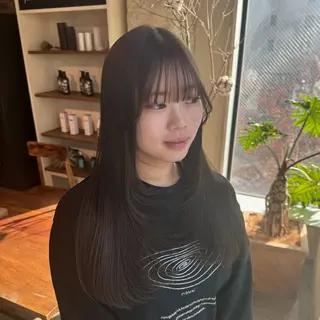 ロング カラー theBRIDGE/ 神谷ゆうなのヘアスタイル