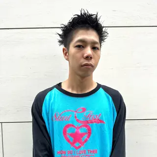 ショート パーマ メンズ 🌈圧倒的デザイン パーマ　関和希のヘアスタイル