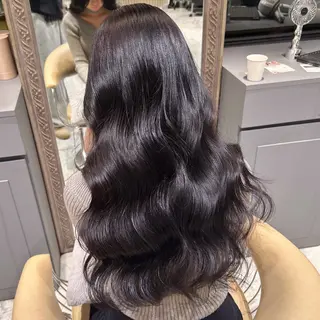 ロング カラー 🥇KEN /レイヤー/艶カラーのヘアスタイル