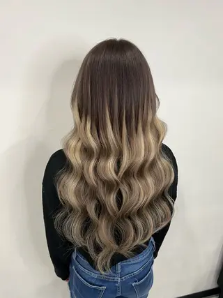 ロング カラー YUDU🍊 germe/ジェルムのヘアスタイル