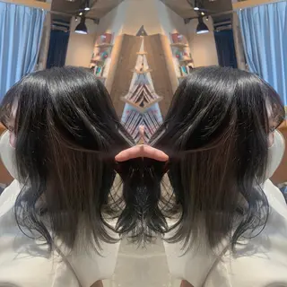 ミディアム カラー 韓国🇰🇷 ✂︎hair 内田愛のヘアスタイル