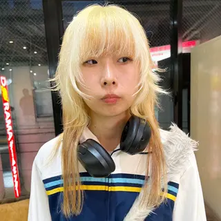 ミディアム 💥ウルフカット デザインあんな💥のヘアスタイル