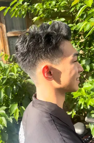 ショート パーマ メンズ AYVY Hair&Spa 北千住所属・AYVY【アイヴィ】 北千住🦋AYAKAのヘアスタイル