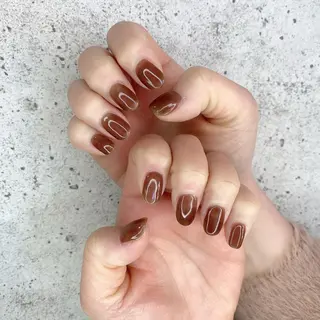 ショート カラー パーマ ヘアアレンジ メンズ キッズ ネイル マツエク・マツパ Salon Ｋのネイルデザイン