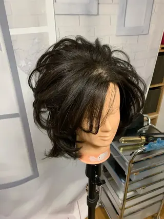 ミディアム ヘアアレンジ じょん 。のヘアスタイル