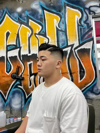 ショート CARWASH BARBER所属・森本 優太のヘアスタイル