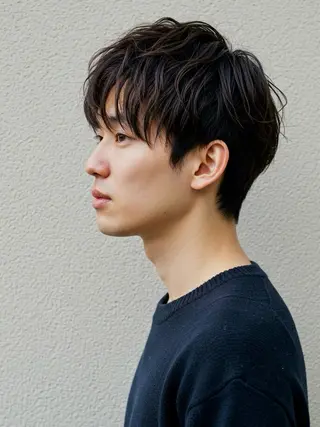 ミディアム カラー パーマ メンズ 🎸メンズ/パーマ/ ショート🎸工藤達哉のヘアスタイル