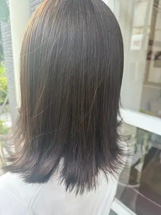ミディアム カラー いしばし はるかのヘアスタイル