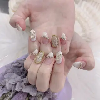 ネイル 🦋ネイルサロン ブラン🌈ゆりのネイルデザイン